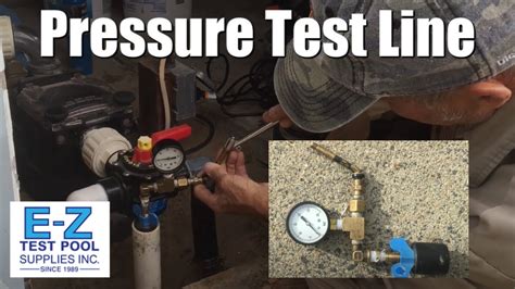 r leak pvc underground pool system testing pressure drop|swimming pool leak testing.